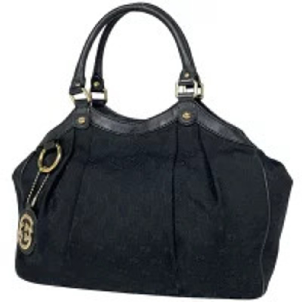 Gucci GG Sukey 2way Shoulder Bag canvas black